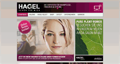 Desktop Screenshot of hagel-hair.de